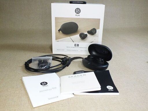 【苫小牧バナナ】Bang\u0026Olufsen B\u0026O 完全ワイヤレスイヤホン Beoplay E8 NFMI AAC対応 Siri 通話対応 ブラック♪