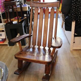 店R545)アンティーク ロッキングチェア 木製 椅子 チェア ...