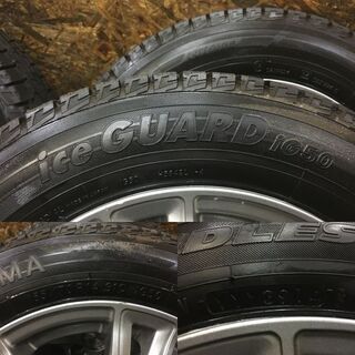 【YOKOHAMA ice GUARD iG50 165/70R14】スタッドレス【Exceeder 社外 14インチ 5.5J4HPCD100+38】バリ溝 パッソ等　(MTB46) クレジットカード QR決済可能