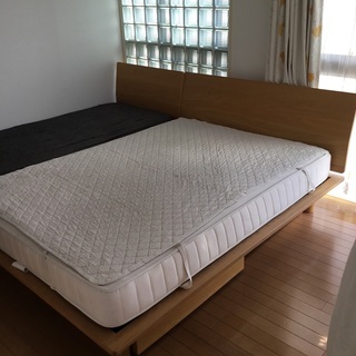 ［お引き取り可能な方］MUJI ダブルベッド