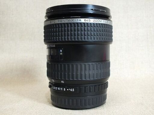 【苫小牧バナナ】ペンタックス smc PENTAX-FA 645 45-85mm F4.5 一眼カメラ用 標準ズームレンズ 美品 動作良好 レンズフード付き♪ 苫小牧バナナ】ペンタックス smc PENTAX-FA 645 45-85mm F4.5 一眼