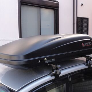 inno ルーフボックス BR764 黒 新古品 左開き ルーフBOX 小型車、軽 