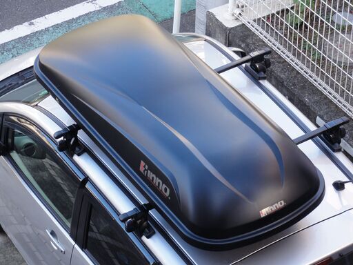 inno ルーフボックス BR764 黒 新古品 左開き ルーフBOX 小型車、軽