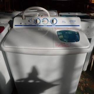 【ネット決済】日立 2槽式洗濯機 5.5k