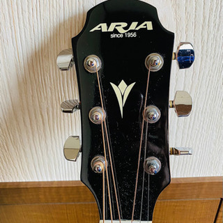 直送商品 Aria AMB-35 エレアコ ブラック ギター - ギター