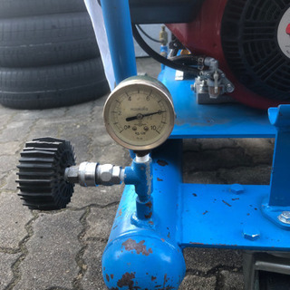 アズマ　エンジン　エアーコンプレッサー　　ロープ始動式