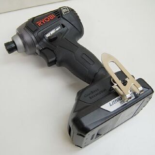 美品 RYOBI 充電式インパクトドライバ BID-1807L1 18V バッテリー×2個・充電器 専用ケース付き 動作確認済み リョービ 電動工具☆ PayPay(ペイペイ)決済可能 ☆ 札幌市 清田区 平岡