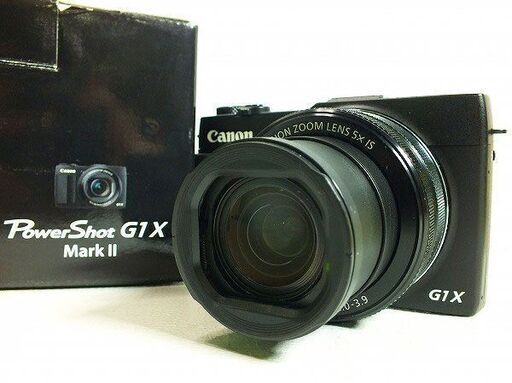 【苫小牧バナナ】Canon/キャノン コンパクトデジタルカメラ Power Shot G1 X Mark II 中古 動作確認済み♪