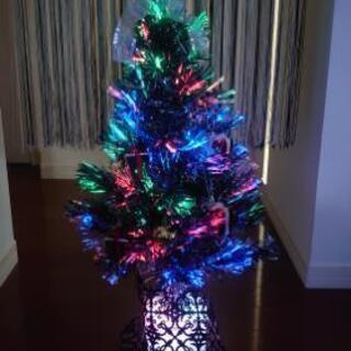 クリスマスツリー 光ファイバー 80cm