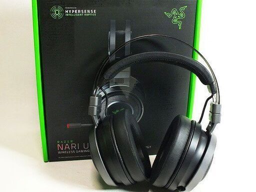 【苫小牧バナナ】Razer/レイザー ゲーミングヘッドセット 振動フィードバック THX360度立体音響 Nari Ultimate♪