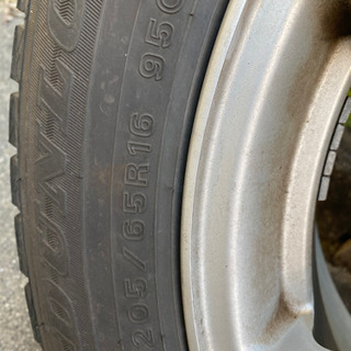 スタッドレス　205/65R16 ダンロップ　ウインターマックス　アルミホイール付き
