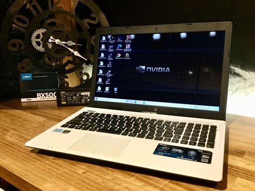 売約済み。ご覧頂きありがとうございました。【NVIDIA搭載！一宮でWindows10搭載機！グラフィックチップ搭載でCADなどにも！ASUS ゲーミングPC corei7-QM 新品SSD K55VD i5 ゲーミングPC】愛知県一宮市の中古パソコン・PC修理専門店Mr.Carnival（ミスカニ）PC修理・販売【クレジット\u0026PayPayも使えます！】店頭在庫PCのご紹介です。15.6インチ ノートパソコン ゲーミングノートPC RAM16GB 新品SSD240GB】