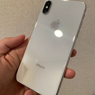 【美品】iPhoneX 256GB シルバー