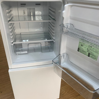 【リサイクルショップ八光　田上店　安心の3か月保証　旧鹿児島市内配達・設置無料】ツインバード 霜取り不要 2ドア冷凍冷蔵庫 110L ホワイト HR-E911W