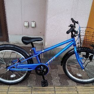 美品☆KRAIL 22吋ジュニア自転車 シングル/ブルー 【公式通販】