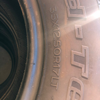 『値下げします』BFグッドリッチ　マッドテレーンタイヤ中古4本セット35x12.5xR17LT