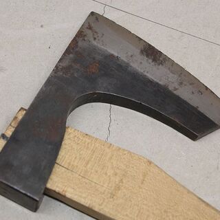 古い 手斧 鉈 長雲斉 正光 作 銘 大工道具 山仕事 薪割り キャンプ・アウトドア 刃(HD868ahxY) 古い 手斧 鉈 長雲斉 正光 作 銘 大工道具 山仕事 薪割り キャンプ