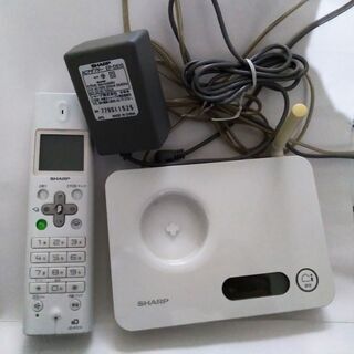 SHARP 電話機　JD-S10CL-W　ジャンク品