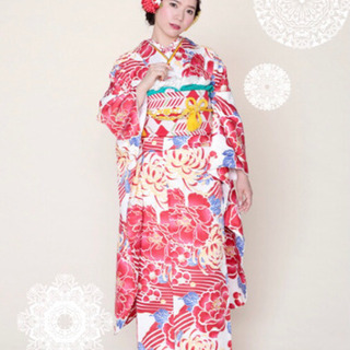 ★即決 セール★ 和遊日ブランド 振袖 袋帯 長襦袢 ３点セット wyb-8（２－B）　【成人式に！ 結婚式のお呼ばれにも！】 振袖・長襦袢・袋帯セット 和遊日ブランド③