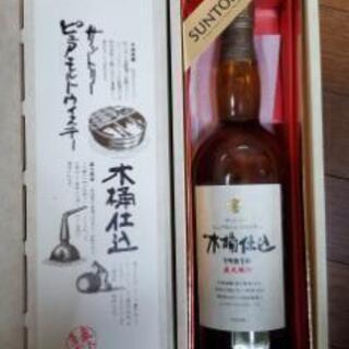 レトロ】希少品!サントリーパュアモルトウイスキー 木桶仕込81年