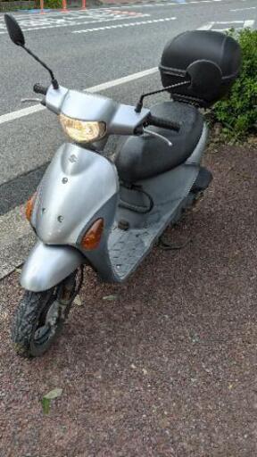 お取引中　再値下げ【現状車】SUZUKI　レッツ4　リヤタイヤ８部山　リヤボックス　U字ロックオマケ