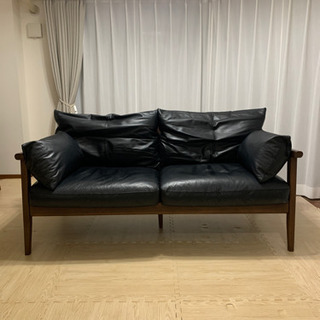 美品です】KEYUKA レザーソファ 2.5人掛け