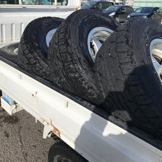 車のパーツ ランクルプラド 265/70/16 バリ溝
