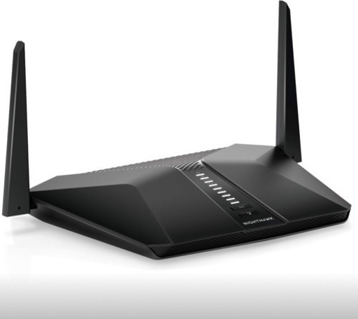 箱・取説あり！カッコいいWiFiルーター(NETGEAR RAX40-100JPS 11ax(Wi-Fi6)AX3000)