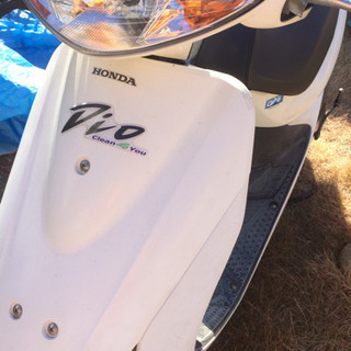 原付き HONDA Dio  ホワイト
