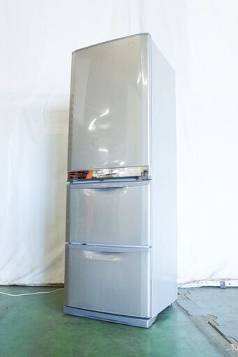 1215 【商談中】【取引中】MITSUBISHI 3ドア冷蔵庫 MR-CU37J-S 370L 動作良好
