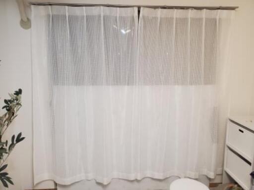 ナフコ レースカーテン 縦174 横144cm Jun フラワータウンのカーテン ブラインドの中古あげます 譲ります ジモティーで不用品の処分