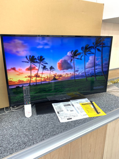 シャープ 40V型 4K チューナー内蔵 Android TV HDR対応