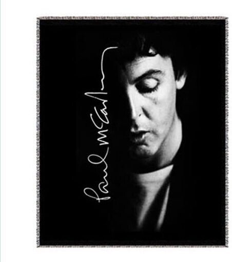 貴重！ポール・マッカートニー Paul McCartney ONE ON ONE JAPAN TOUR 2017 公式グッズ Shadows Woven Blanket ブランケット