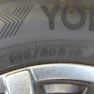 13インチ　165/80R13 軽自動車　スタッドレス　ヨコハマタイヤ　2015年製　溝あり