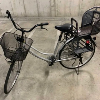 【ネット決済】チャイルドシート付　自転車