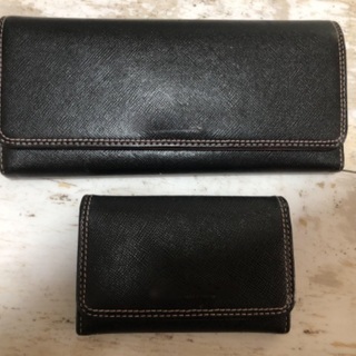 本革レディース財布、カードケースセット