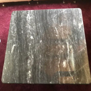 大理石正方形テーブル☆丈夫です