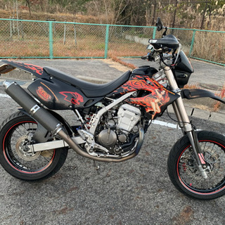Dトラッカー250 フルカスタム　FCR 大径ブレーキ　フルエキ