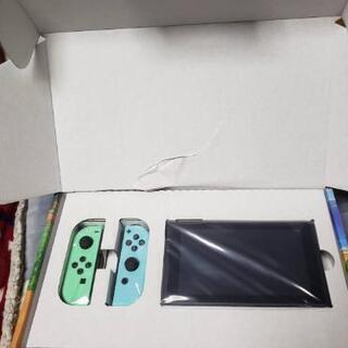 値下げ新品任天堂Switch あつ森セット 箱一部破損
