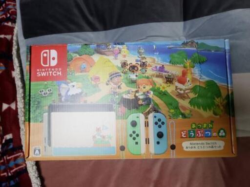 値下げ新品任天堂Switch　あつ森セット　箱一部破損