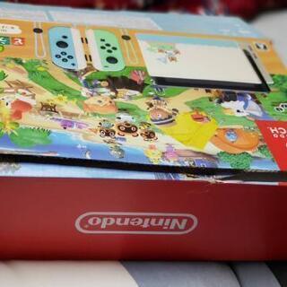 値下げ新品任天堂Switch あつ森セット 箱一部破損