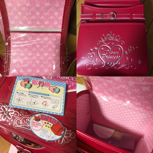 お値下げ‼️新品未使用 ディズニープリンセス ランドセル 赤