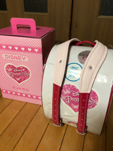お値下げ‼️新品未使用 ディズニープリンセス ランドセル 赤