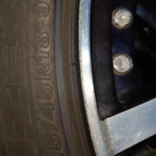 商談中シャレン18インチオフセット45PCD114.3