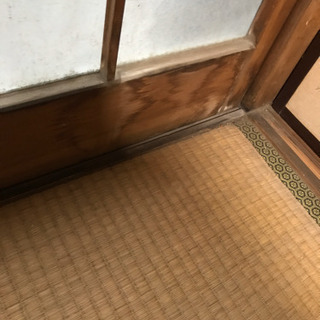古民家 木製サッシ 木製ガラス戸 昭和レトロ 木枠 建具 引き違い戸 築