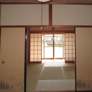 島根県益田市中須戸建/築浅2DK庭広/水洗/駐車場/ペット相談