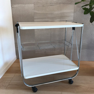 折りたたみワゴン 調理台 キャスター付き うさぎ510 落合南長崎の収納家具 食器棚 キッチン収納 の中古あげます 譲ります ジモティーで不用品の処分