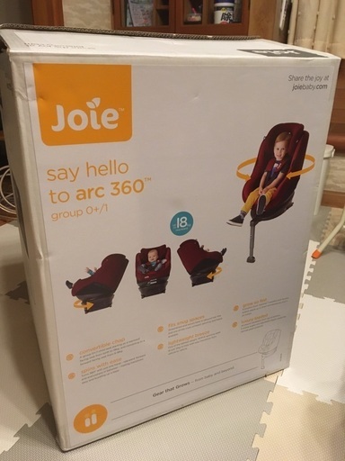 20年12月中旬購入 JOIE チャイルドシート アーク360° ISOFIX