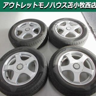 195/65R15アルミホイール付夏タイヤ4本 ナット付き