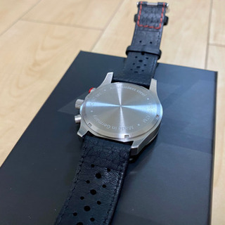 [美品]アウディスポーツ アウディコレクション クロノグラフ カーボン 腕時計 10気圧 シチズン製6 S 10電池式ムーブメント 3101700200 美品]アウディスポーツ アウディコレクション クロノグラフ カーボン